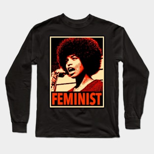 Angela Davis - Feminist Long Sleeve T-Shirt